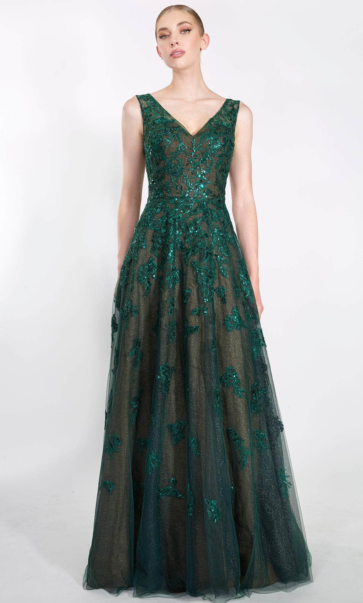 Image of Janique 91222 - Embroidered A-Line Evening Gown
