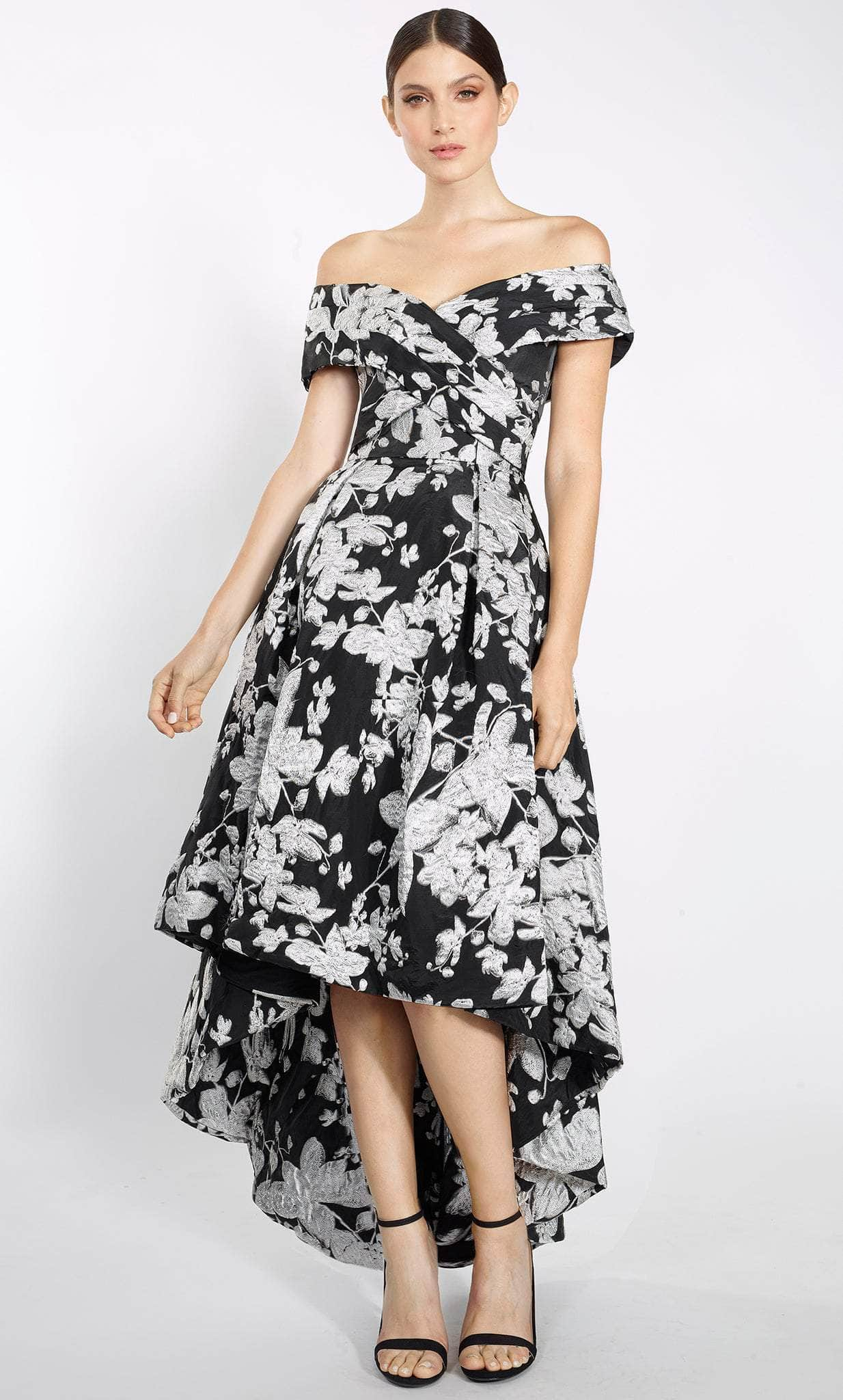 Image of Janique B23008 - Off Shoulder High Low Cocktail Dress