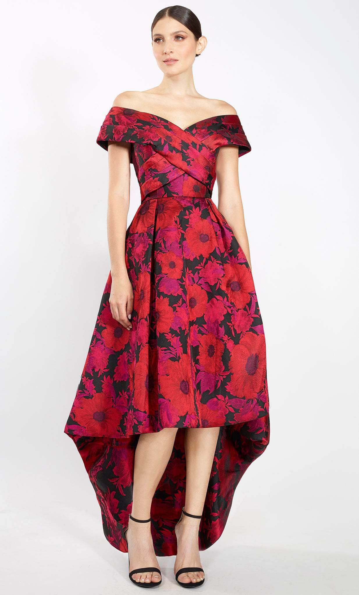 Image of Janique R23008 - Floral High Low Formal Dress