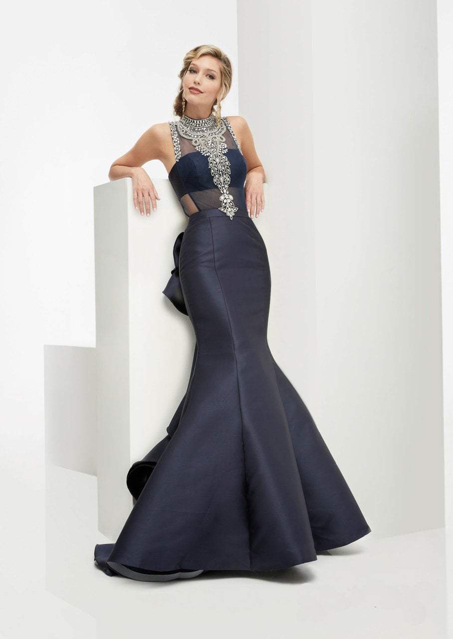 Image of Jasz Couture - Crystal-Encrusted Mermaid Dress 5935