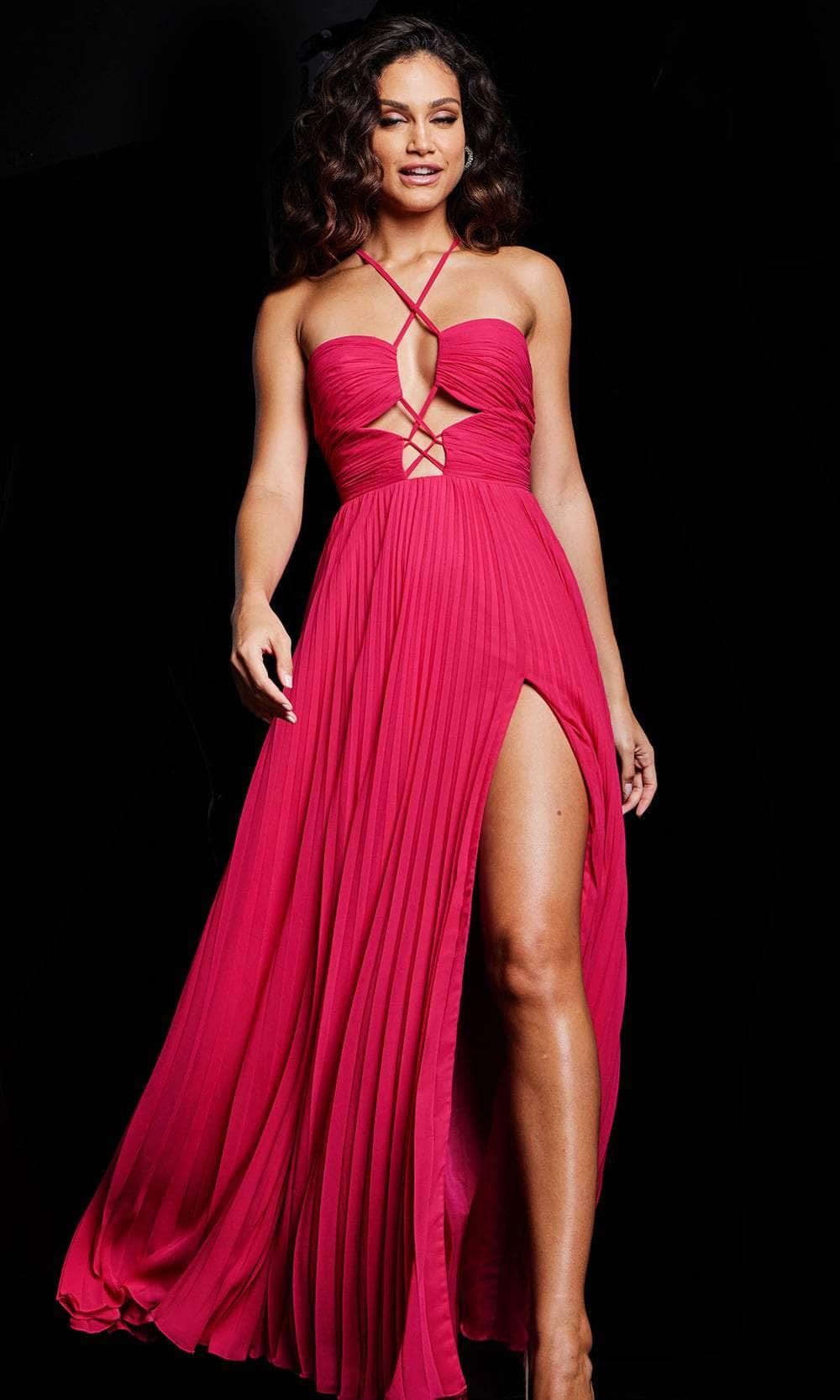 Image of Jovani 39139 - Lace Style Bodice Prom Dress