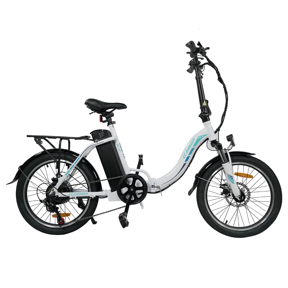 Image of KAISDA K7 20*195 inch Folding Electric Moped Bike White