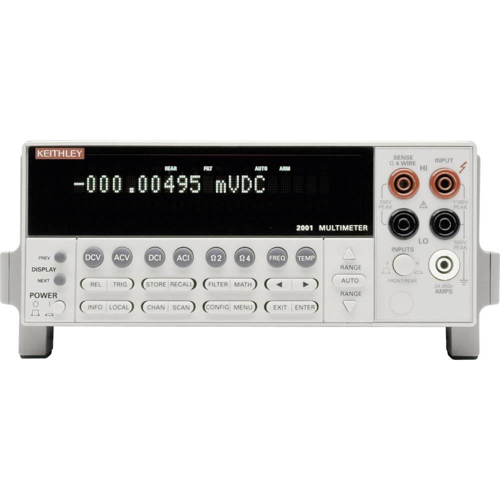 Image of Keithley 2001 Bench multimeter Digital Display (counts): 10000000