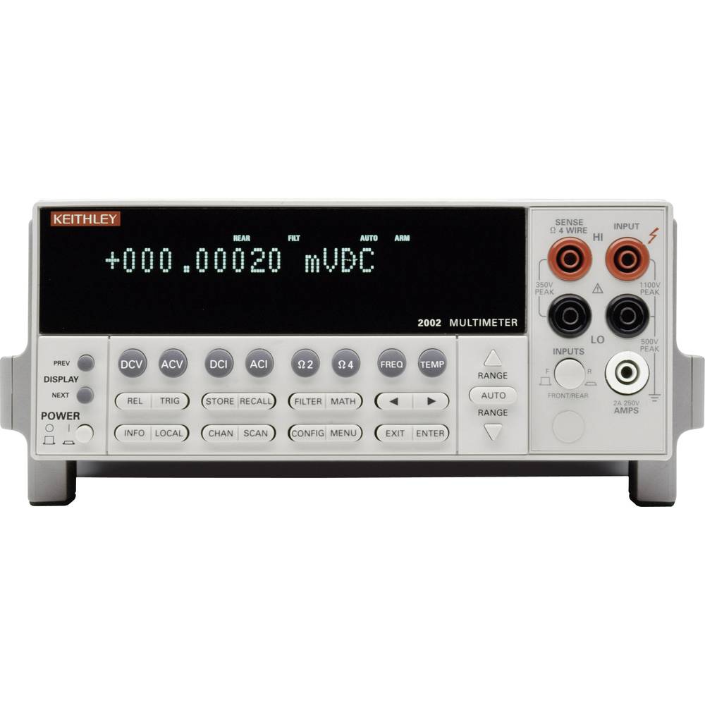 Image of Keithley 2002 Bench multimeter Digital Display (counts): 100000000
