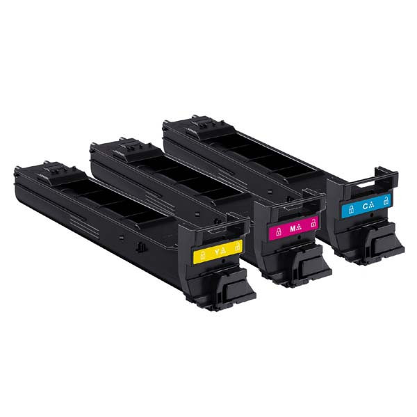 Image of Konica Minolta A0DKJ51 kolorowy (CMY) toner oryginalny multipack PL ID 14693