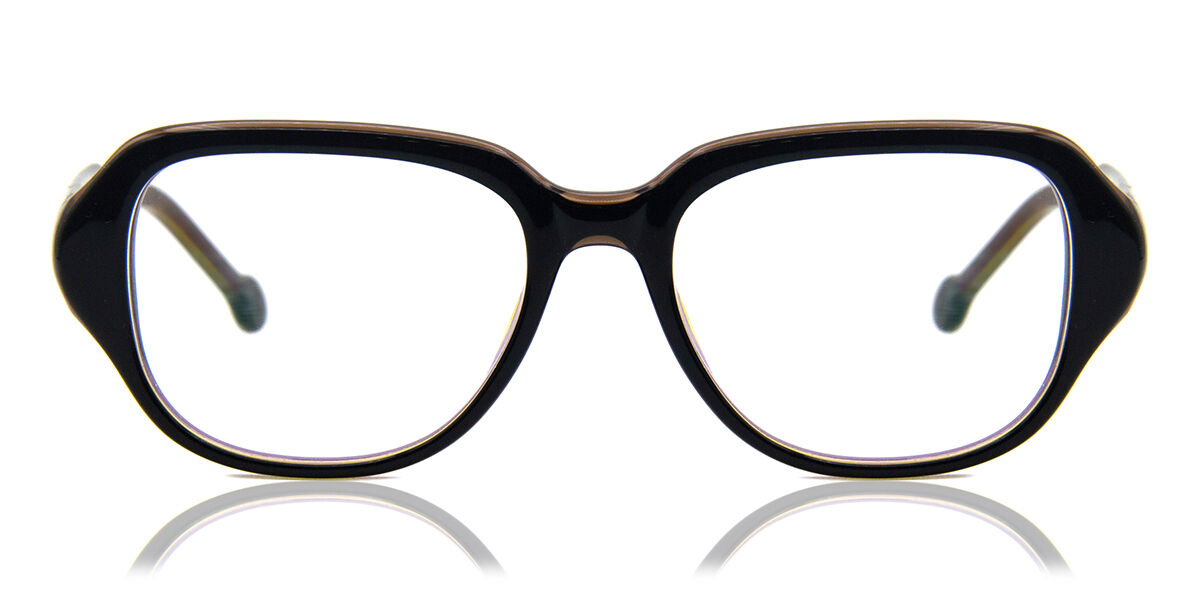 Image of LA Eyeworks Amaro 1025 Óculos de Grau Pretos Masculino PRT