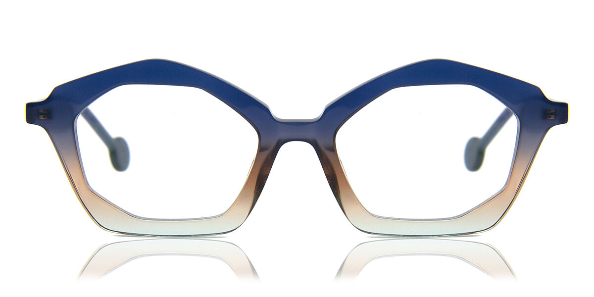 Image of LA Eyeworks Bucatini 740 51 Niebieskie Meskie Okulary Korekcyjne PL