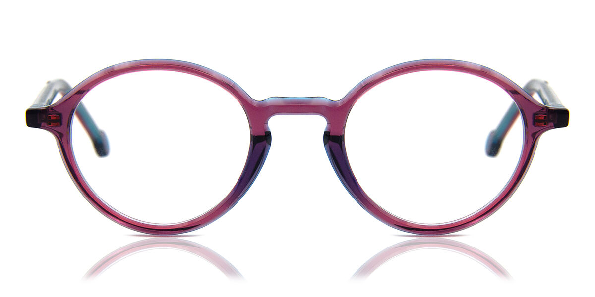 Image of LA Eyeworks Buck 678 Óculos de Grau Purple Masculino PRT