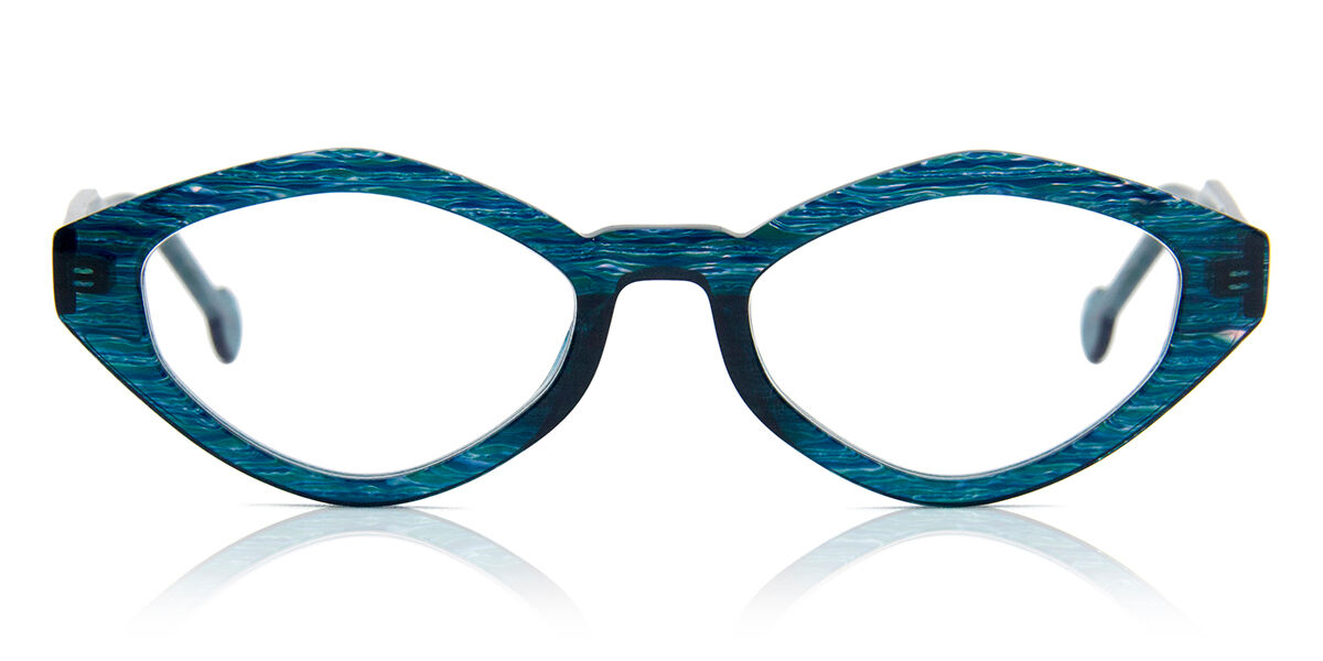 Image of LA Eyeworks Cowrie 950 51 Niebieskie Damskie Okulary Korekcyjne PL