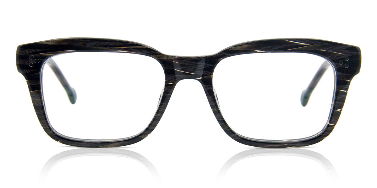 Image of LA Eyeworks Duke Minus 681 55 Szare Meskie Okulary Korekcyjne PL