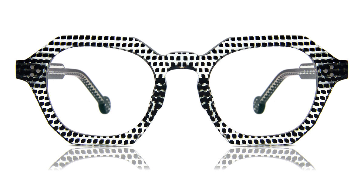 Image of LA Eyeworks Goodall 603 49 Czarne Męskie Okulary Korekcyjne PL