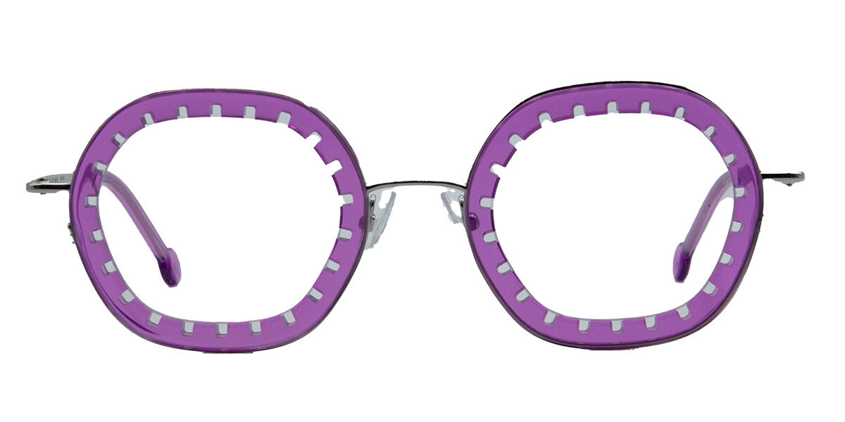 Image of LA Eyeworks MONTSERRAT 1036405 Óculos de Grau Purple Feminino PRT