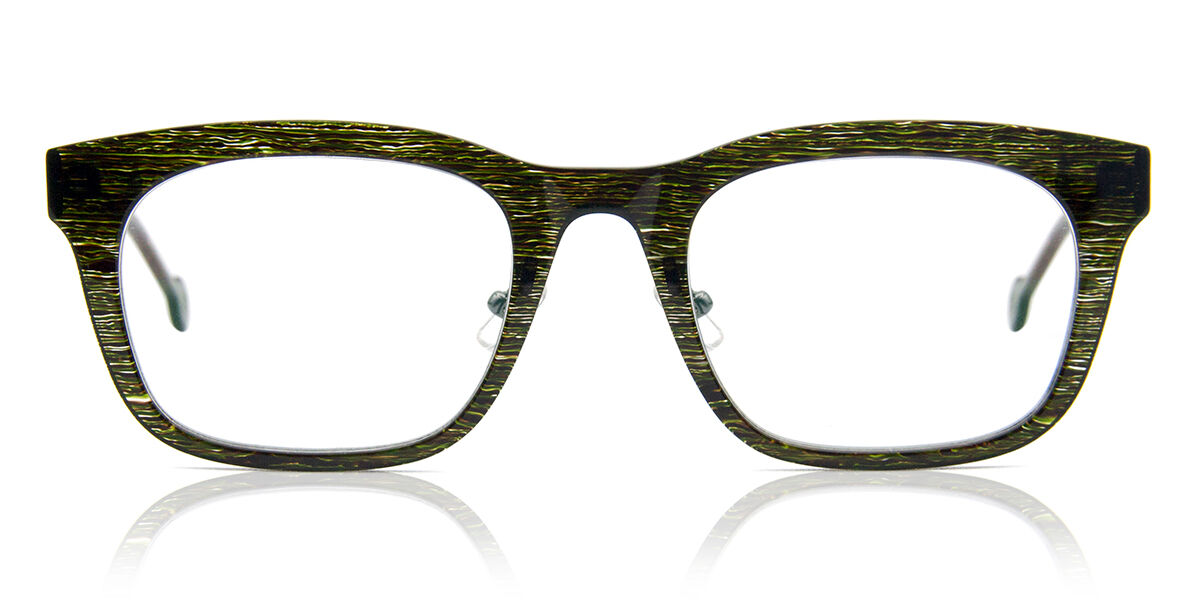 Image of LA Eyeworks Mahoney 982 Óculos de Grau Verdes Masculino PRT