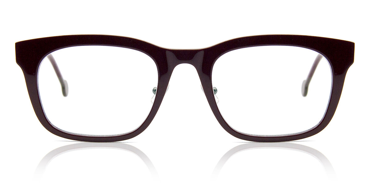 Image of LA Eyeworks Mahoney 983 Óculos de Grau Vinho Masculino PRT