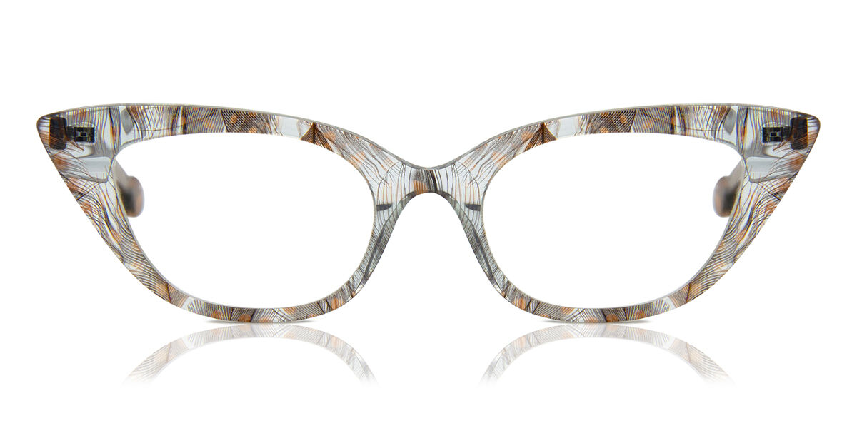 Image of LA Eyeworks Trellis 616 51 Przezroczyste Damskie Okulary Korekcyjne PL