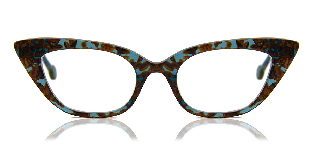 Image of LA Eyeworks Trellis 633 51 Niebieskie Damskie Okulary Korekcyjne PL