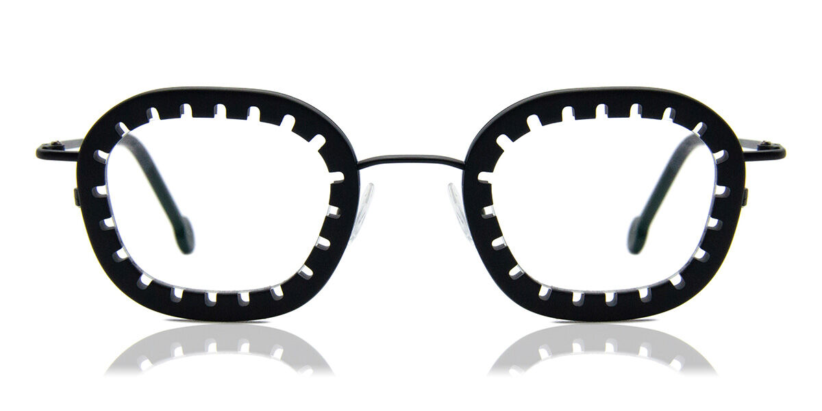 Image of LA Eyeworks Tully 101M472M Óculos de Grau Pretos Masculino PRT