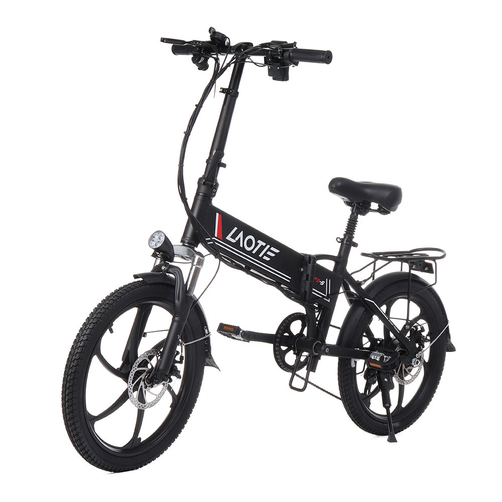 Image of LAOTIE® PX5 48V 104Ah 350W 20in Folding Electric Moped Bike 80km Mileage E-Bike EU Plug Electric Bicycle