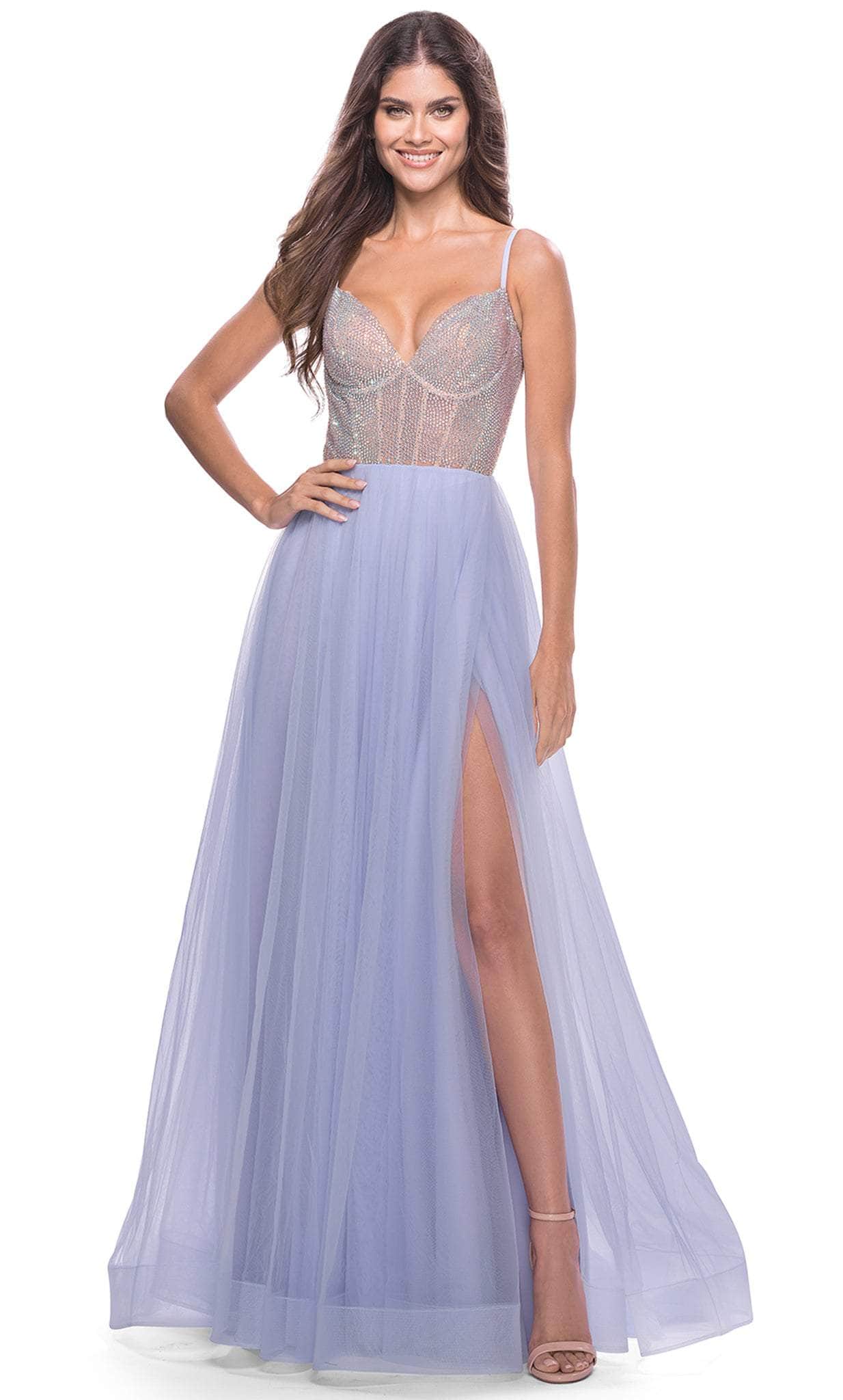 Image of La Femme 31578 - Sweetheart Embellished Long Classic Prom Dress
