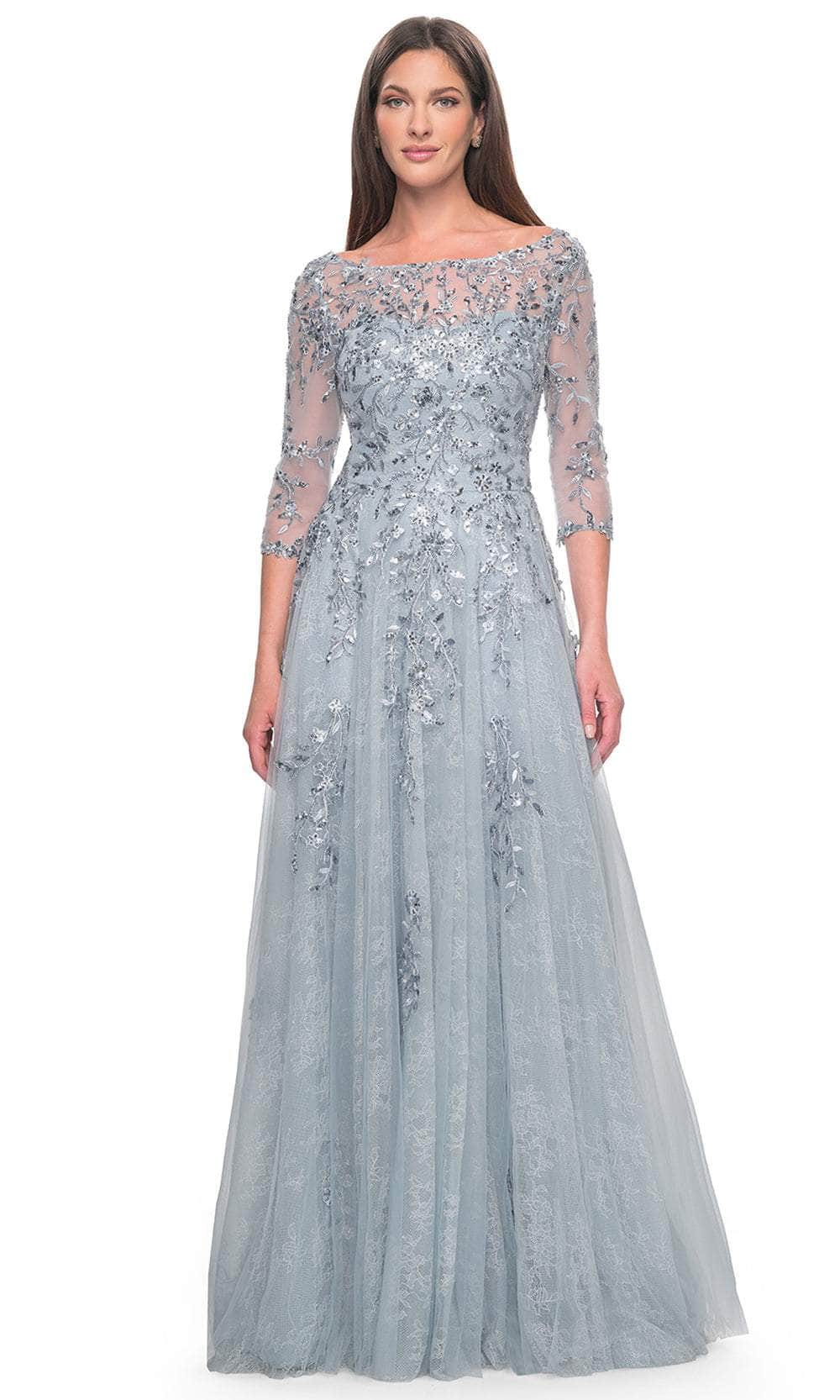 Image of La Femme 31795 - Embellished A-Line Evening Dress
