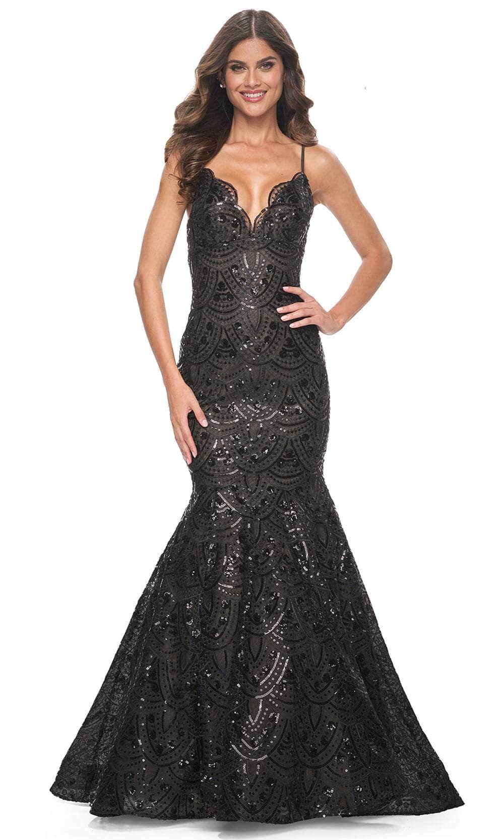 Image of La Femme 32118 - Sequin Sleeveless Prom Gown