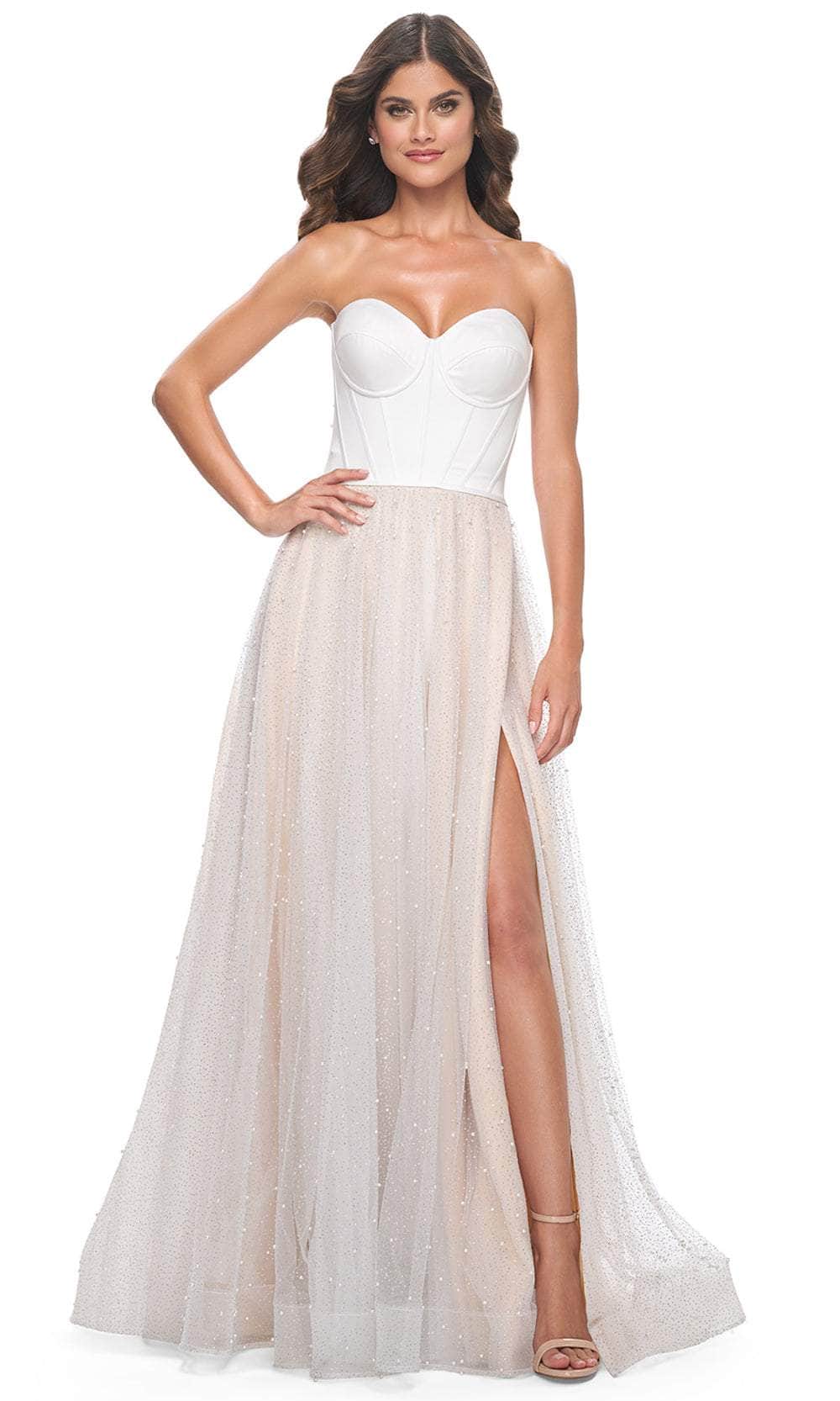 Image of La Femme 32149 - Sweetheart Strapless Prom Gown