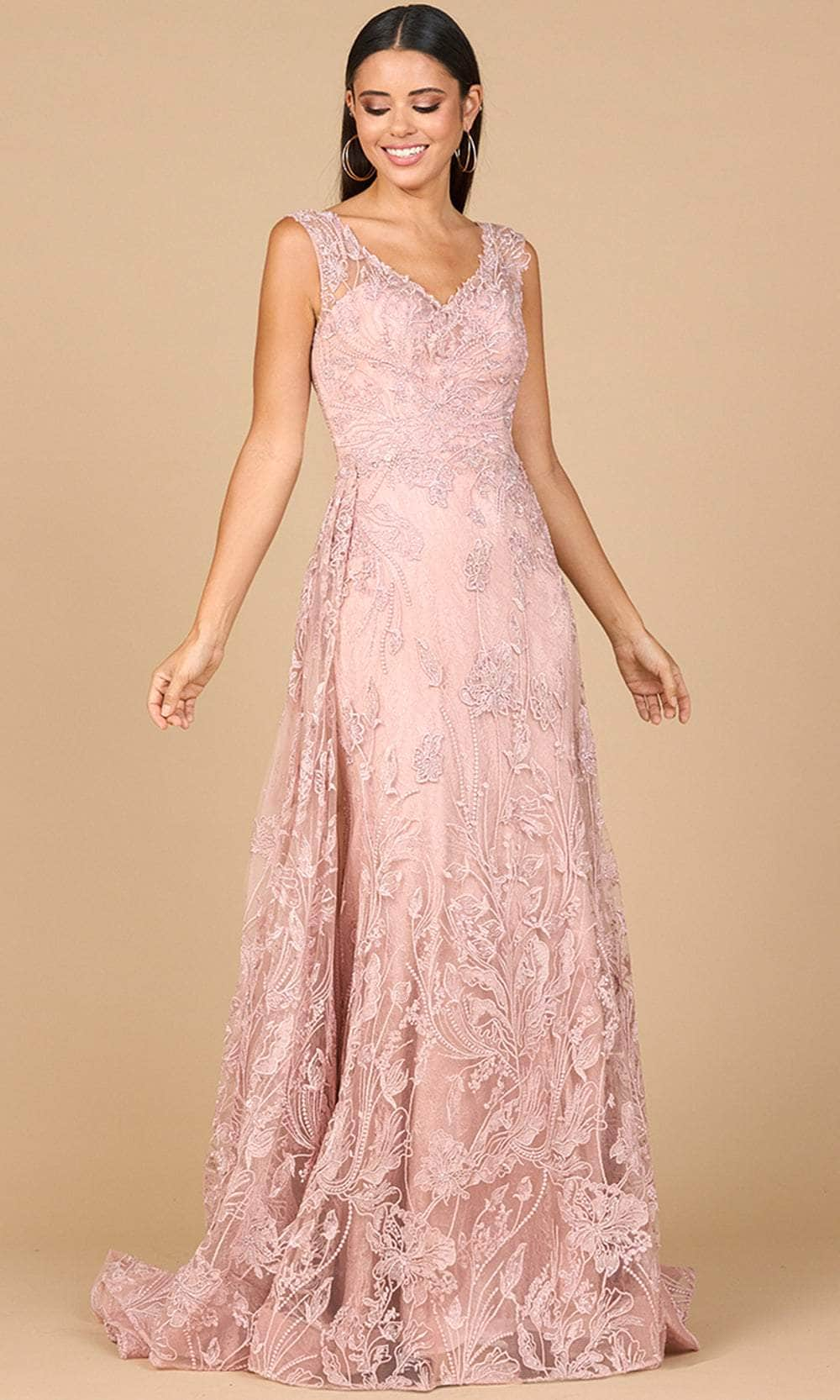 Image of Lara Dresses 28979 - Sleeveless Embroidered Evening Gown