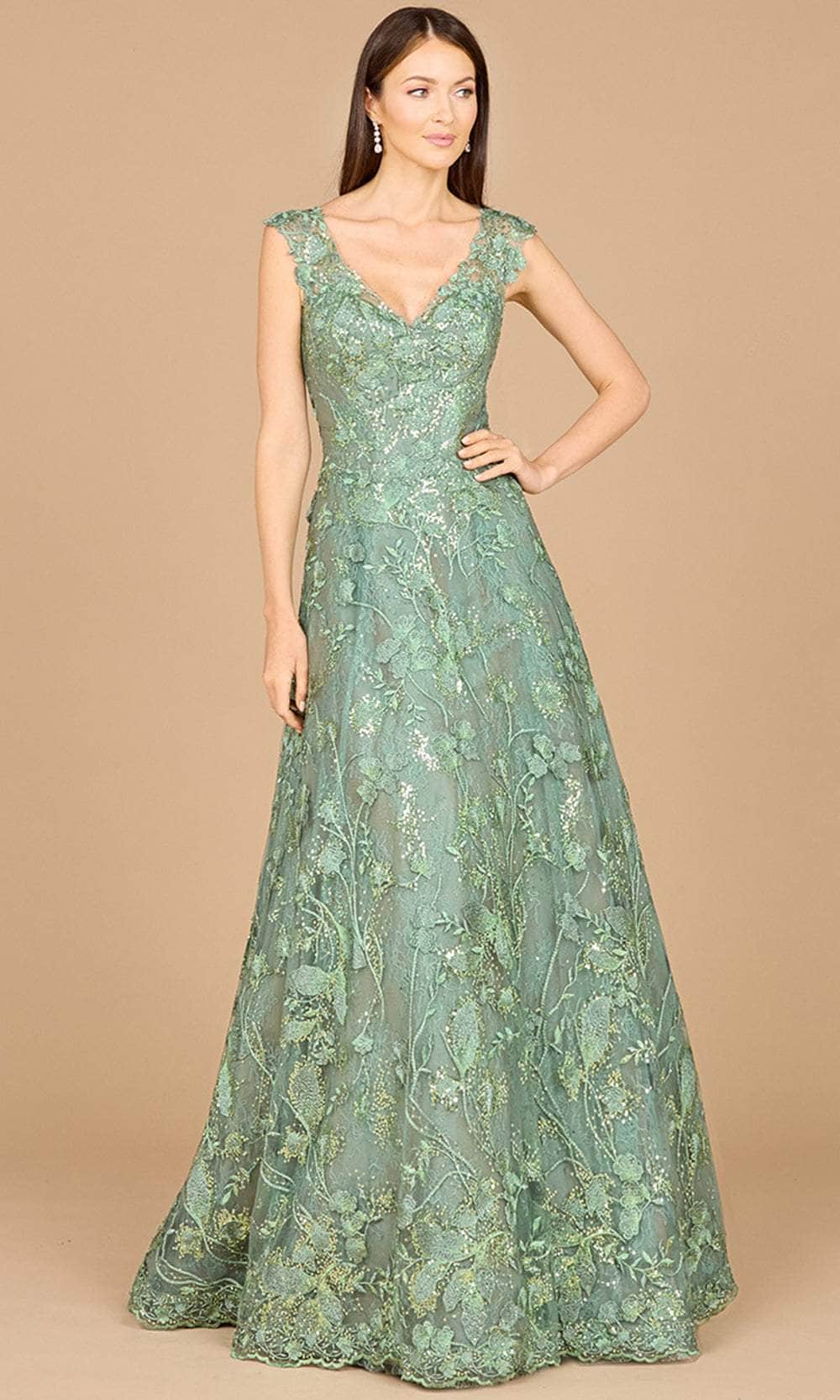 Image of Lara Dresses 29017 - Floral Pattern Evening Gown