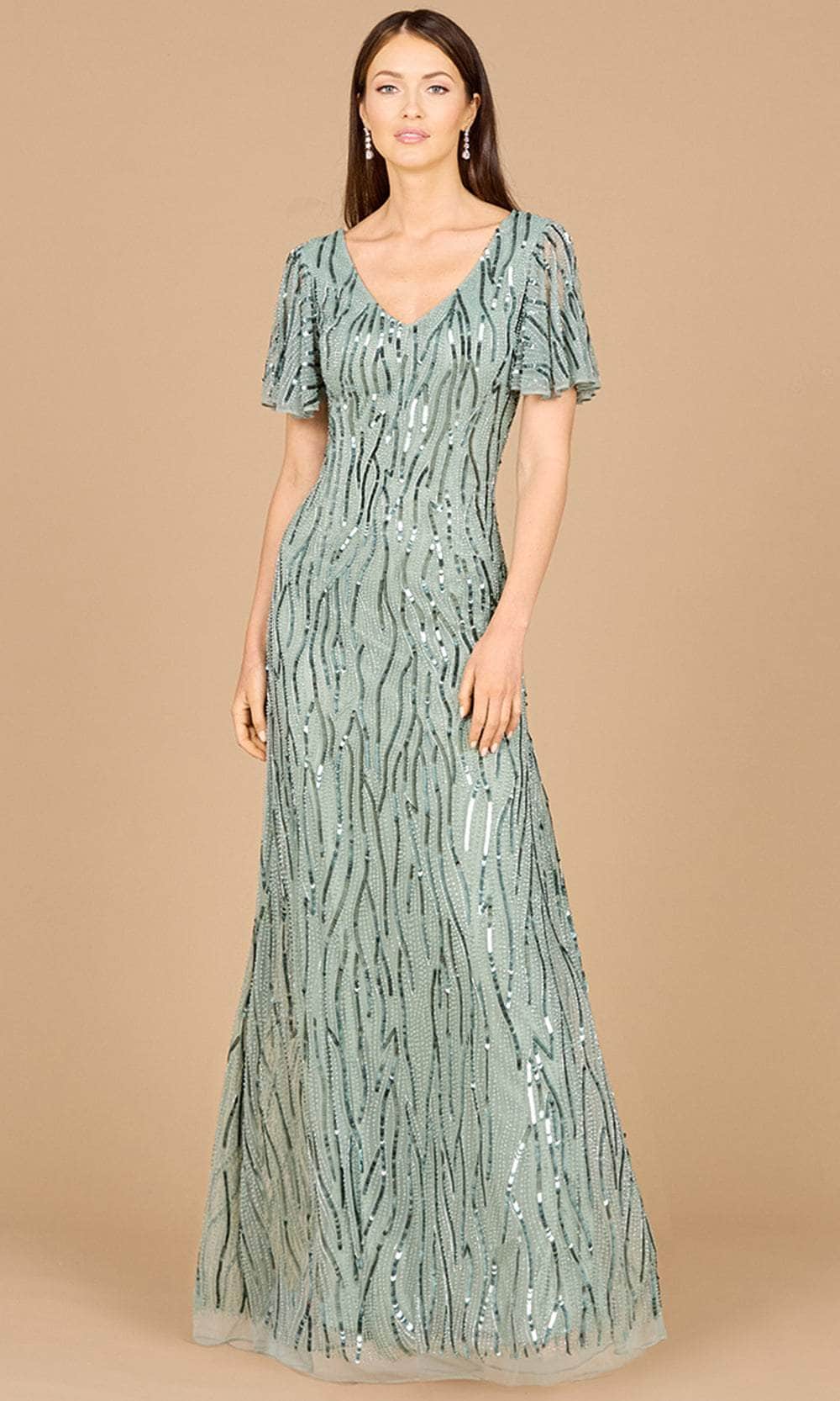 Image of Lara Dresses 29074 - Sequin Detail Evening Dress