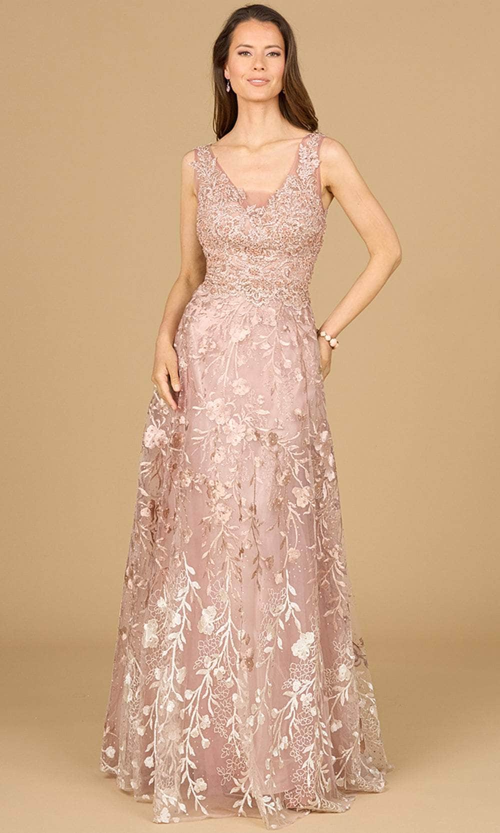 Image of Lara Dresses 29155 - Ombre Lace Evening Gown