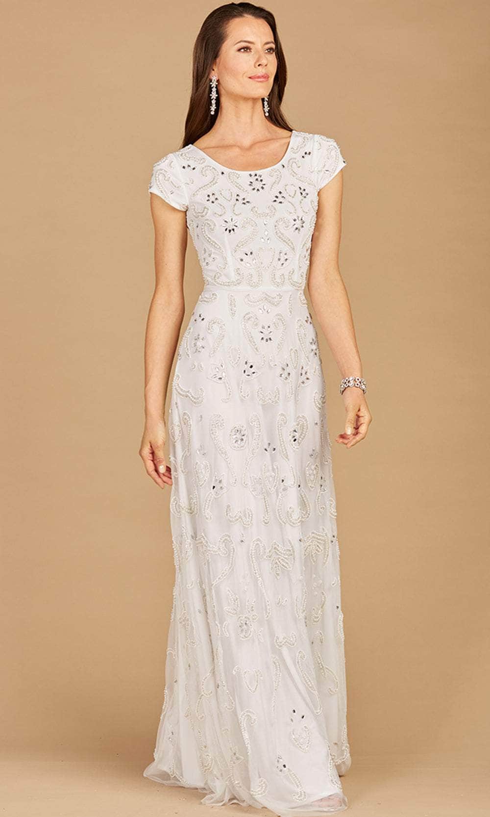 Image of Lara Dresses 51128 - Cutout Back Embellished Evening Gown
