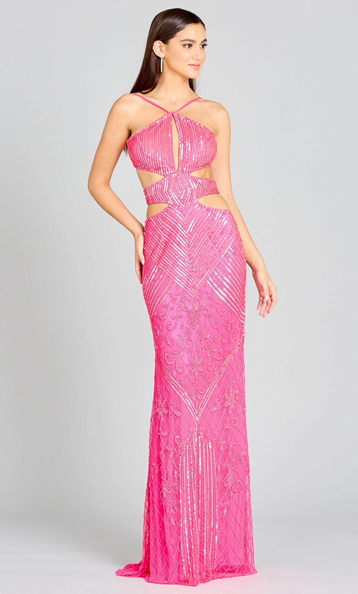 Image of Lara Dresses 9985 - Halter Cutout Prom Dress