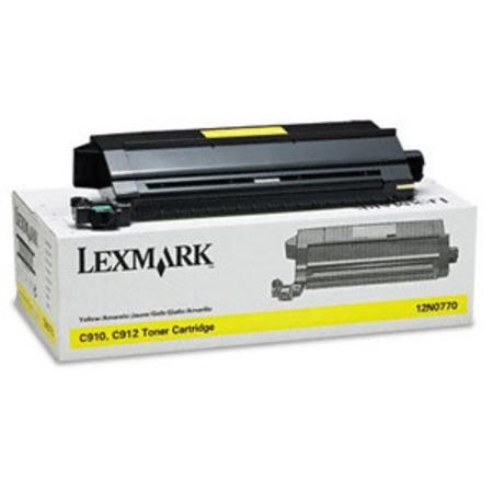 Image of Lexmark 10E0042 żółty (yellow) toner oryginalny PL ID 926