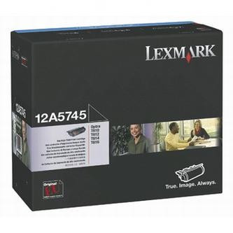 Image of Lexmark 12A5745 černý (black) originální toner CZ ID 938