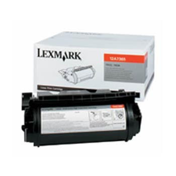 Image of Lexmark 12A7365 negru (black) toner original RO ID 949