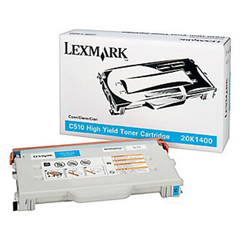 Image of Lexmark 20K1400 azúrový (cyan) originálny toner SK ID 15523