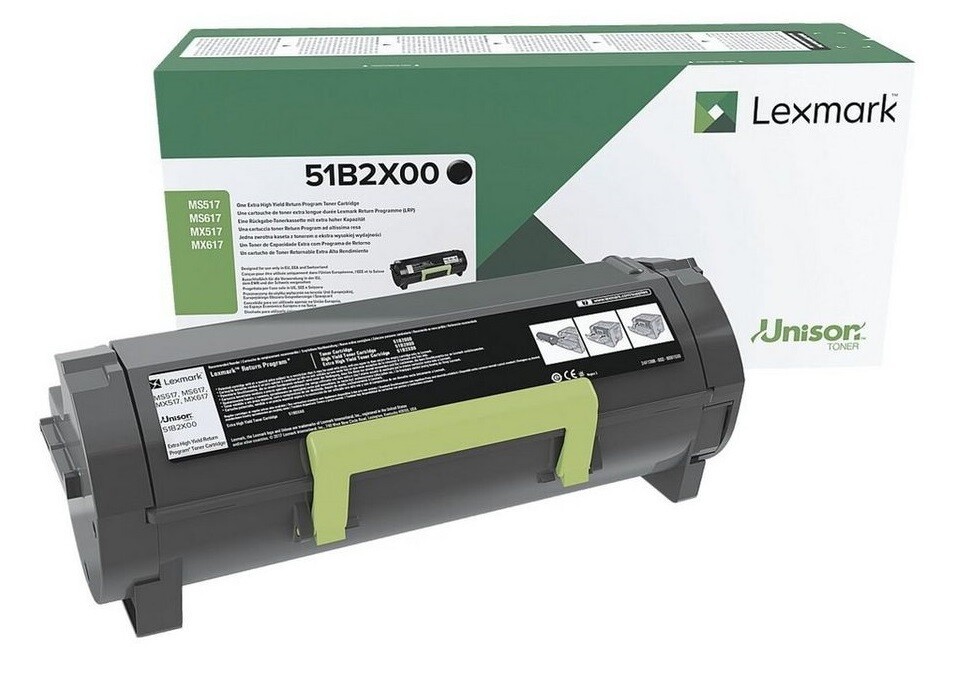 Image of Lexmark 51B2X00 čierny (black) originálny toner SK ID 16575