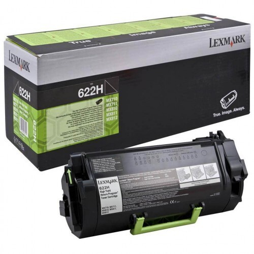 Image of Lexmark 62D2H0E negru (black) toner original RO ID 13315