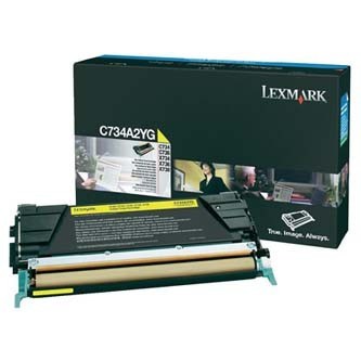 Image of Lexmark C734A2YG žlutý (yellow) originální toner CZ ID 3758