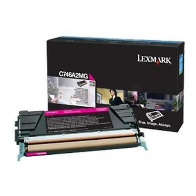 Image of Lexmark C746A3MG purpurová (magenta) originální toner CZ ID 10213