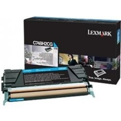 Image of Lexmark C748H2CG cián (cyan) eredeti toner HU ID 5641