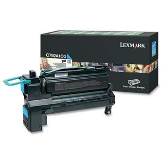 Image of Lexmark C792A1CG azurový (cyan) originální toner CZ ID 3943