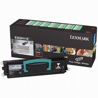 Image of Lexmark E352H11E čierný (black) originálny toner SK ID 997