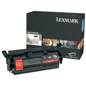 Image of Lexmark X651H21E čierný (black) originálny toner SK ID 3731