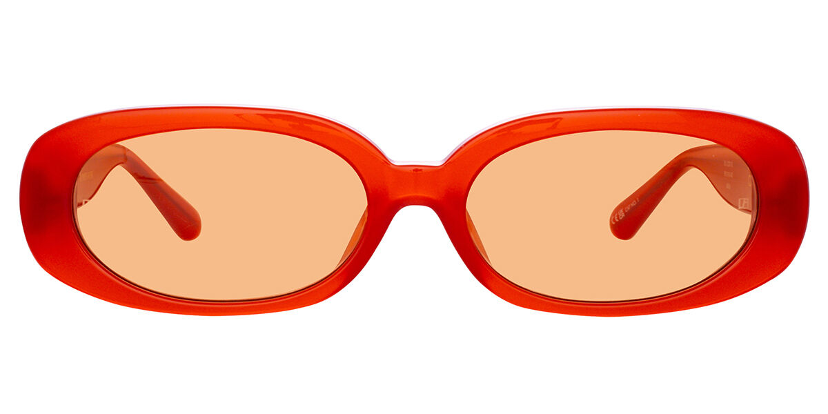 Image of Linda Farrow CARA LFL1252 C13 Óculos de Sol Vermelhos Feminino BRLPT