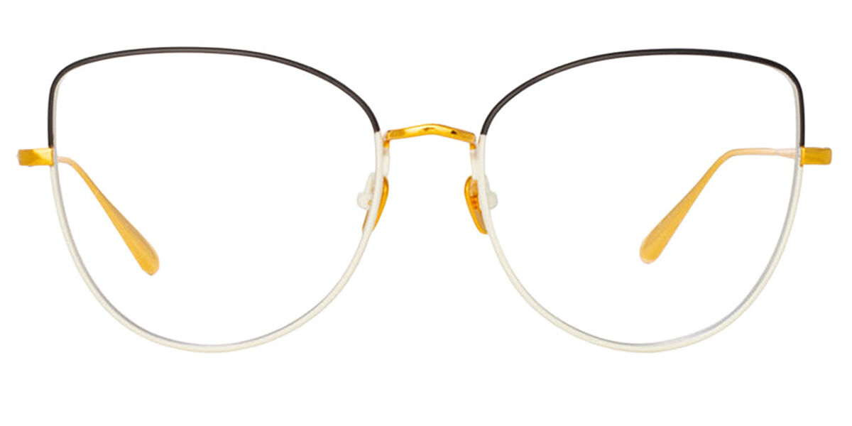 Image of Linda Farrow ELOISE LFL1336 C5 Óculos de Grau Brancos Feminino BRLPT