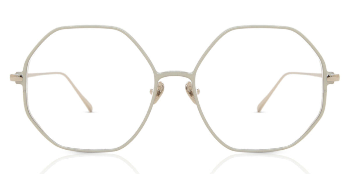 Image of Linda Farrow LEIF LFL1148 C8 Óculos de Grau Brancos Masculino BRLPT