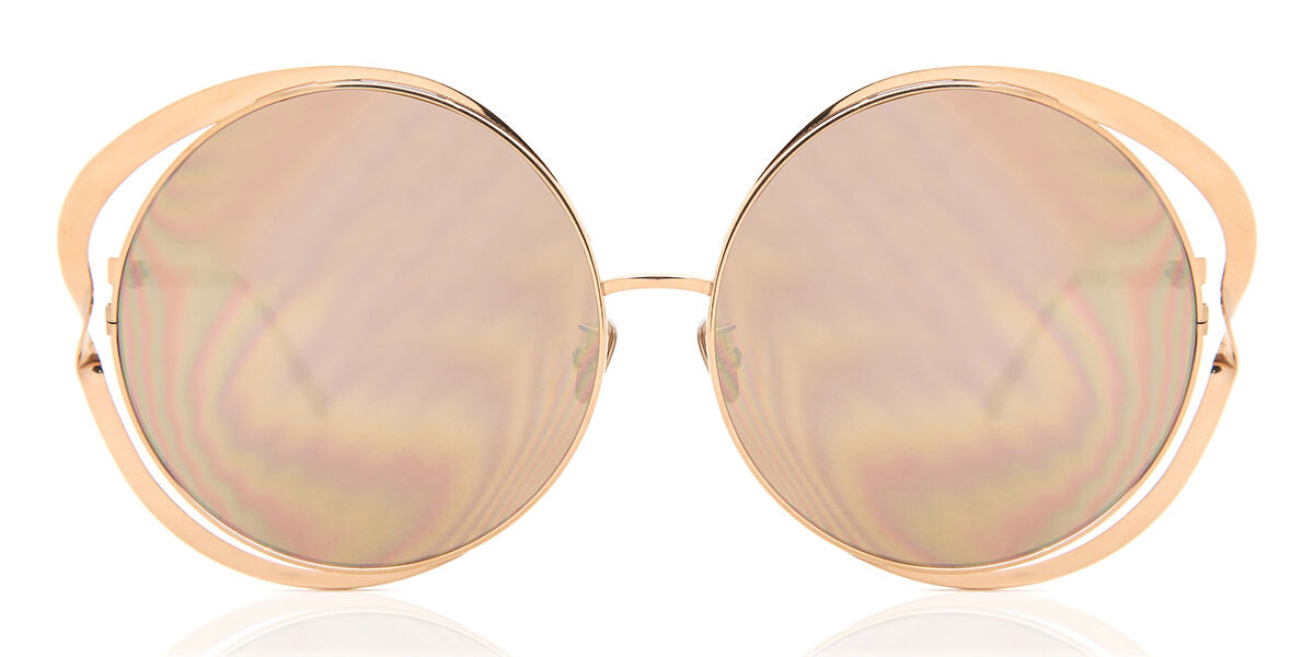 Image of Linda Farrow LFL660 C3 63 Lunettes De Soleil Femme Rose-Dorées FR