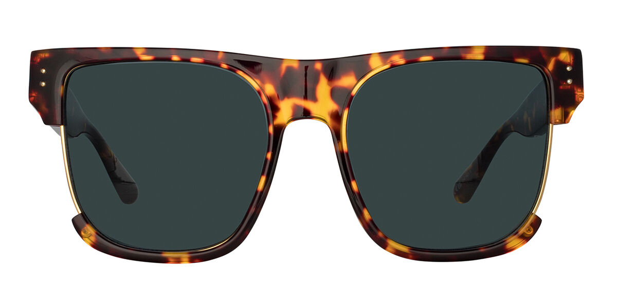 Image of Linda Farrow LOMAS LFL1438 C2 58 Lunettes De Soleil Homme Tortoiseshell FR