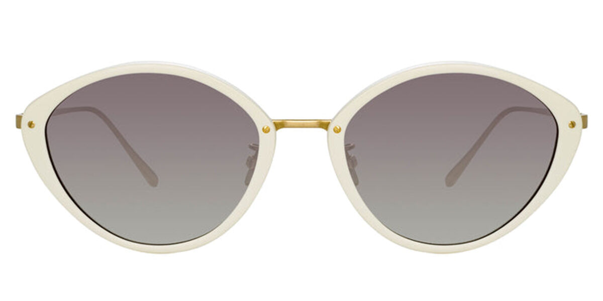 Image of Linda Farrow LUCY LFL1086 C4 Gafas de Sol para Mujer Blancas ESP